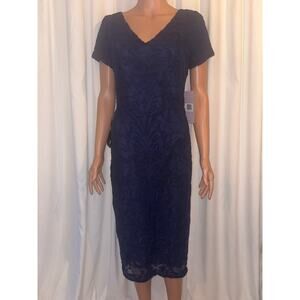 NWT JS Collections Size S - Embroidered Cord Lace Dress